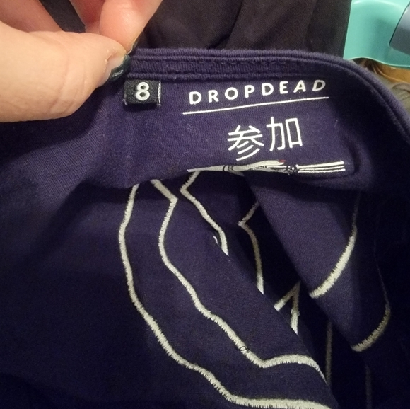 Drop Dead DD baseball tee - Picture 3 of 3